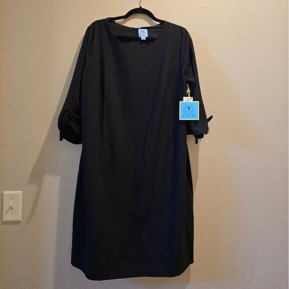 CeCe Classic Black Dress Sz 14W NWT - Picture 1 of 3